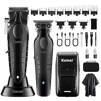 Kemei KM-199 充電式バリカン Kemei KM-PG1990A USB 充電式電気バリカンプロフェッショナル